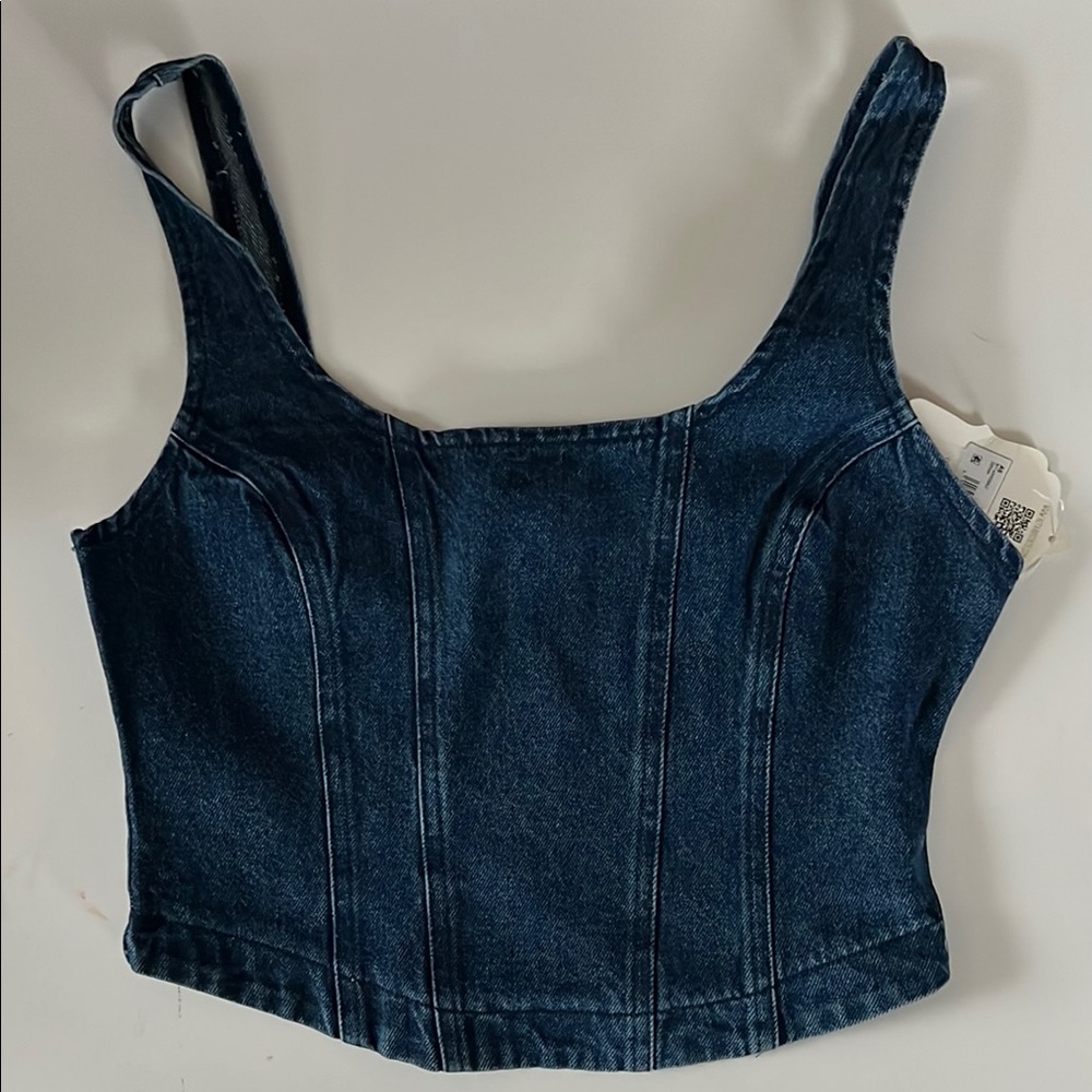 Denim Blue Women's Top